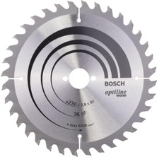 Bosch Optiline Wood 230*30 mm 36 Diş Daire Testere Bıçağı