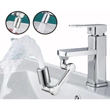 Paketimvar 1080 Derece Dönebilen 2 Fonksiyonlu Evrensel Perlatör Musluk Ucu Filtre Musluk Başlığı