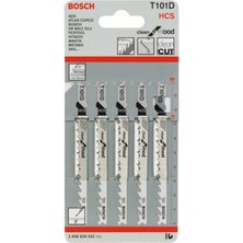 Bosch T 101 D Clean For Wood 5'li Dekupaj Testeresi Bıçağı