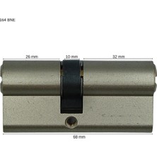 Kale 164BNE Bilyalı Barel 68 mm Nikel 164BNE00006 002