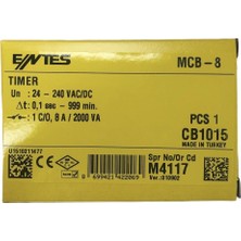 Entes Mcb-8 Zaman Rölesi