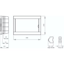 Viko Sıva Altı 12 Li Sigorta Kutusu