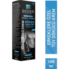 Bioder Erkeklere Özel Tüy Dökücü Krem 100 ml Tüy Azaltıcı Etki