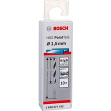 Bosch Hss-Pointtec 1,5 mm 10'lu Paket