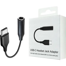 Bayer Samsung A13 Uyumlu Type-C Kulaklık Dönüştürücü 3.5 mm Jack Girişli Ses Adaptörü