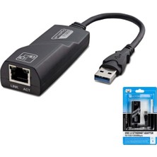 Mobio USB 3.0 To Ethernet Çevirici Dönüştürücü Adaptör Gigabit RJ45