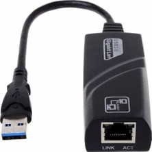 Mobio USB 3.0 To Ethernet Çevirici Dönüştürücü Adaptör Gigabit RJ45