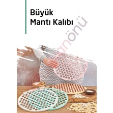 Dükkanönü Pratik Büyük Mantı Kalıbı Mantı Matik Hamur Kesme Aparatı 32 Cm. KP-121