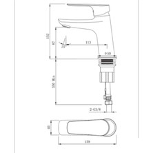 Kale Tandem Lavabo Bataryası (H12)
