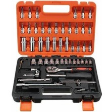 Stilmax 1/4 Cırcırlı 53 Parça Lokma Anahtar Takımı Bits Uç Seti Tam Set