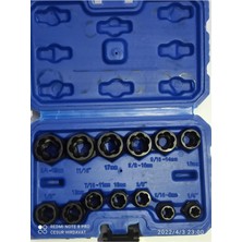 CSR Csr Hasarlı Somun Sökme Takımı 12 Parça Ergonomik Tasarım ile Zorlu Somunları Kolayca Çıkarın