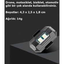 Oem Motosiklet Drone Bisiklet Otomotiv Çakar Şarjlı Kablosuz Mini LED Lamba Uyumlu