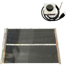 Karahisar Kuluçka Rexva Analog Termostatlı Kablolu Karbon Isıtıcı Film 50X80 cm