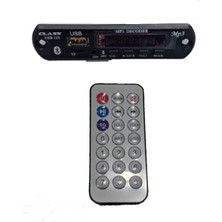 Class Oto Aux-Sd-Usb Mikrofonlu Kumandalı Mp3 Çalar Bluetooth Çevirici Modül - 123