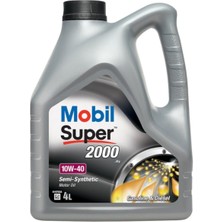 Mobil Mobıl Super 2000 X1 10W-40 - 4 Lt