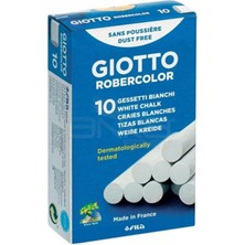 Giotto Robercolor Beyaz Tebeşir 10'lu Set 538700 - Yüksek Kalite Kırtasiye Ürünü