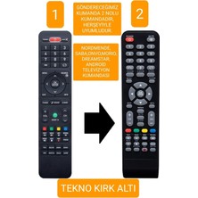 Onvo Nordmende Saba Morıo Dreamstar Android Televizyon Kumandası Uyumlu Kumanda