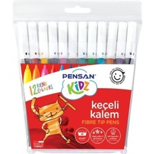 Pensan Kidz Keçeli Kalem 12 Li
