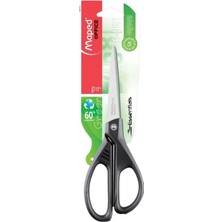 Maped Essentials Asimetrik Makas 21 cm Dayanıklı 1 Adet 3154144681100 Yeşil Renkli Ofis Kullanımı İçin