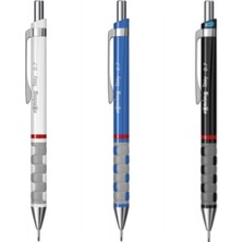 Rotring Tikky Versatil Kalem 0.7 mm Beyaz Mavi Siyah Renkli Ergonomik Tasarım