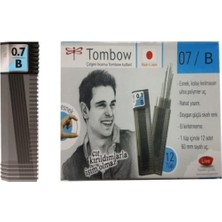 Tombow Min Klasik Mono Lead B 0.7 mm Kalem Ucu (12 Li Paket)