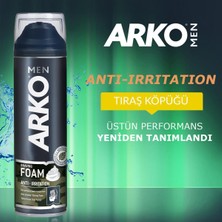 Arko Men Tıraş Köpüğü Anti Irritation 200ML x 4 Adet