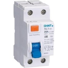 Chint 2X25 Amper 30 Ma 6 Ka Kaçak Akım Koruma Rölesi