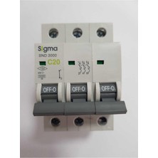 Sigma 3X20A C/3ka W Oto Sigorta Gru3