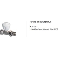 Eca Düz Radyatör Valfi 1/2 Rv3 602120725