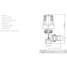 Eca 1/2 Köşe Termostatik Radyatör Valfi Trv3 602120531