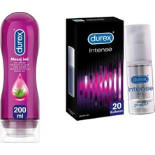 Durex Aloveralı Masaj&kayganlaştırıcılı Jel+Uyarıcı Tahrik Edici Jel