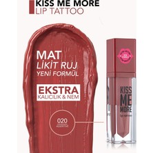 Flormar Kiss Me More Yüksek Pigmentli & Mat Bitişli Nemlendirici Likit Ruj