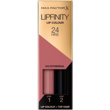 Max Factor Dayanıklı Ruj ve Parlatıcı Balm Lipfinity Liquid Lipstick 015 Etheral