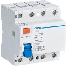 Chint Electric Chint Nl1 Serisi Ac Tipi 4X63A Kaçak Akım Rölesi 6ka 300MA 200231