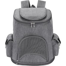 Nanlly Pet Taşıyıcı Sırt Çantası Nefes Alabilir Kedi Kampı Tavşan Köpek Gri 14LB Için (Yurt Dışından)