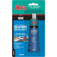 Akfix Şeffaf Silikon Tüp Silikon 50 ml