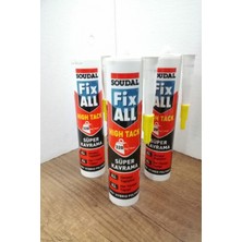 Soudal Fix All Korniş Yapıştırıcı Montaj Silikonu Beyaz 290 ml