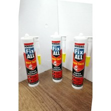 Soudal Fix All Korniş Yapıştırıcı Montaj Silikonu Beyaz 290 ml