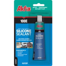 Akfix 100E Genel Amaçlı Beyaz Silikon 50 ml