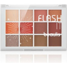 Beaulis Renkli Sedefli Mat Göz Farı Flash It 12'li Far Paleti Yüksek Pigmentli