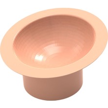 Nanlly Yükseltilmiş Kedi Maması Kase Taşınabilir Su Besleyici Içme Kasesi Gıda Konteyneri Pembe (Yurt Dışından)