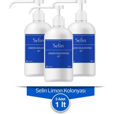 Selin Limon Kolonyası Şişe 3 Lt (1 Lt X3 Adet)