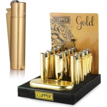 Clipper Metal Çakmak Gold Özel Kutulu