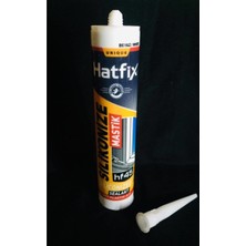 Hatfix 10 Adet Silikonize Mastik 450GR Beyaz