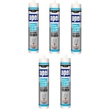 Apel SS711 Silikon - Beyaz 280GR/250ML - 5'li