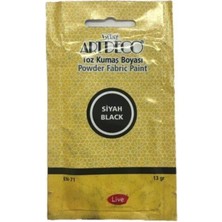 Artdeco Toz Kumaş Boyası 13GR Siyah