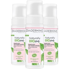 Diadermine Naturally Bio Me Yüz Yıkama Köpüğü 150 ml x 3