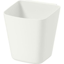 IKEA Sunnersta 12X11 cm Askılı Saksı Kutu Sepet Kaşıklık Beyaz 2 Adet Sunnersta 104.405.22