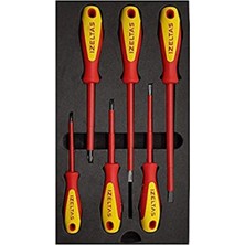 İzeltaş 1000V Izoleli Elektrikçi Tornavida Seti 6 Parça