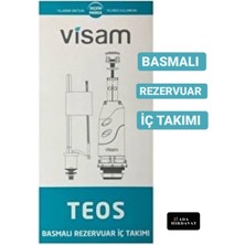 Visam Teos Basmalı Rezervuar İç Takımı Kolay Montaj Özelliği ile Dayanıklı Parça